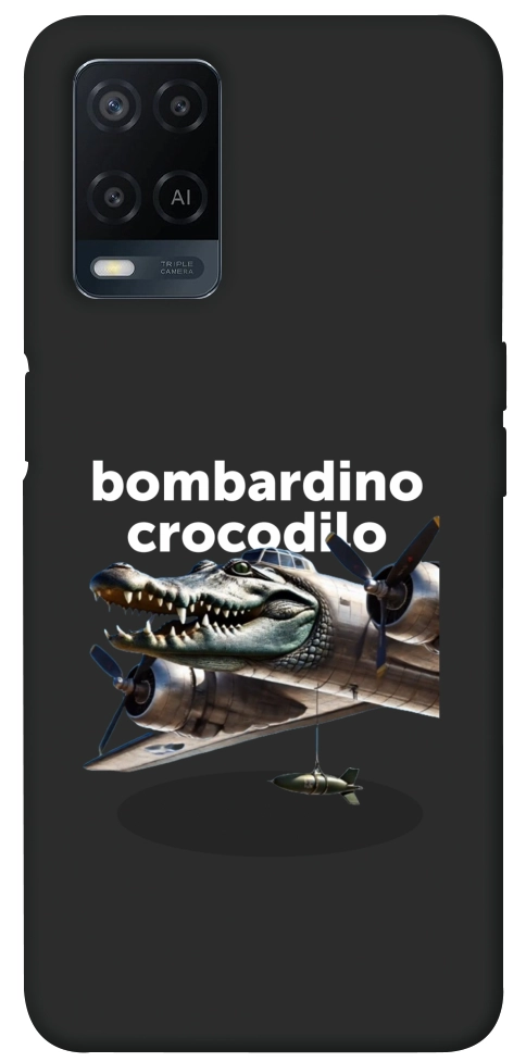 Чехол Bombardino Crocodilo volante для Oppo A54 4G