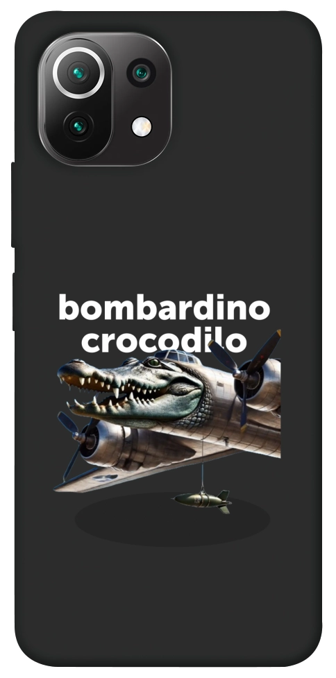 Чехол Bombardino Crocodilo volante для Xiaomi Mi 11 Lite