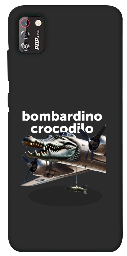 Чехол Bombardino Crocodilo volante для TECNO POP 4 Pro