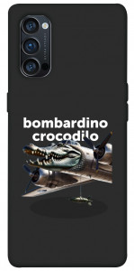 Чехол Bombardino Crocodilo volante для Oppo Reno 4 Pro 5G