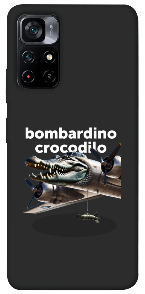 Чехол Bombardino Crocodilo volante для Xiaomi Poco M4 Pro 5G