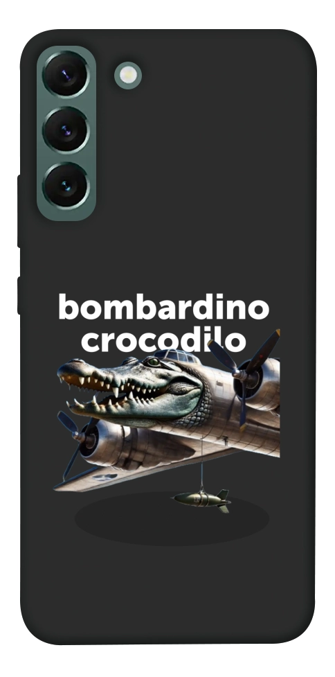 Чехол Bombardino Crocodilo volante для Galaxy S22+