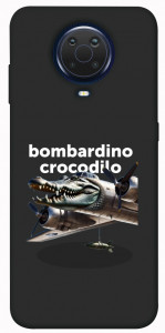 Чехол Bombardino Crocodilo volante для Nokia G20