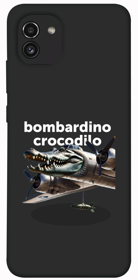 Чехол Bombardino Crocodilo volante для Galaxy A03