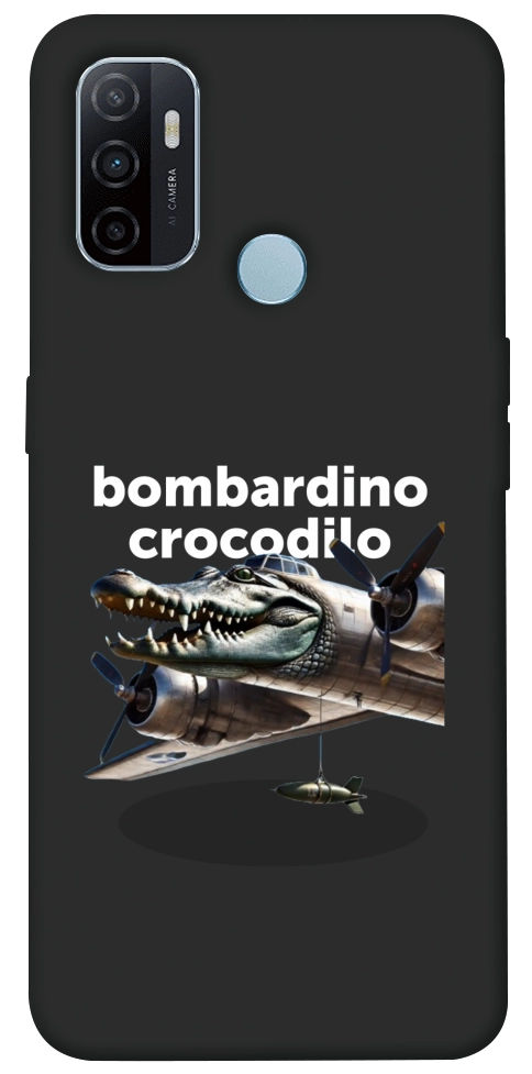 Чехол Bombardino Crocodilo volante для Oppo A32