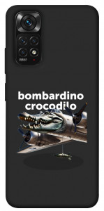 Чехол Bombardino Crocodilo volante для Xiaomi Redmi Note 11 (Global)