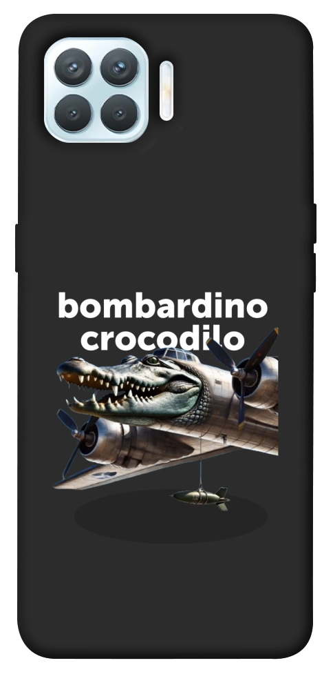Чехол Bombardino Crocodilo volante для Oppo F17 Pro