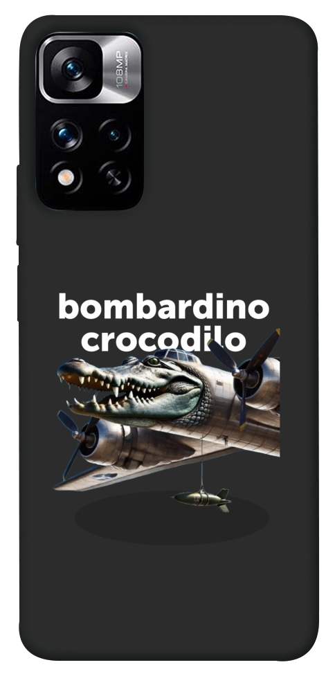 Чехол Bombardino Crocodilo volante для Xiaomi Redmi Note 11 5G
