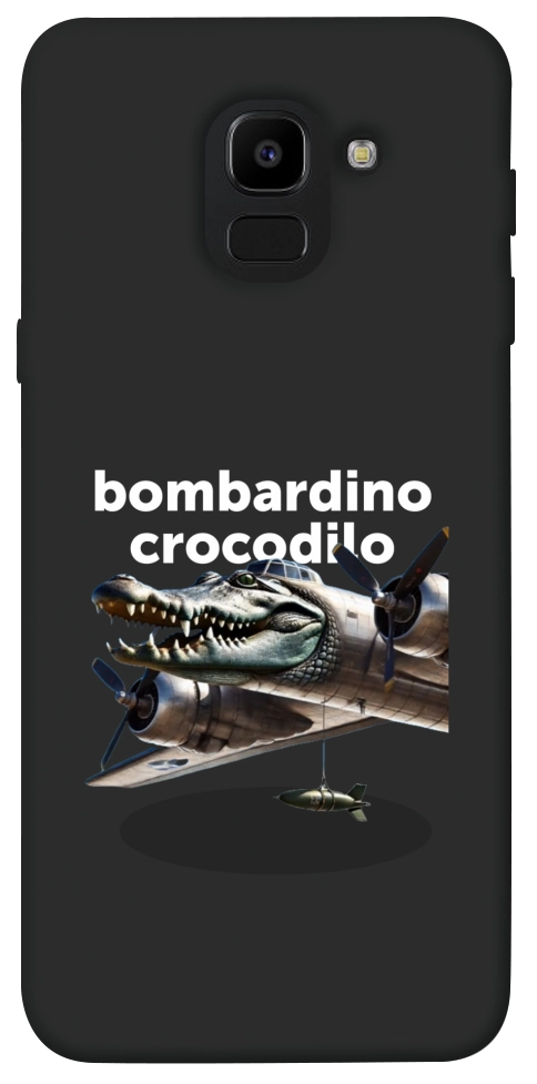 Чехол Bombardino Crocodilo volante для Galaxy J6 (2018)