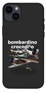 Чехол Bombardino Crocodilo volante для iPhone 14 Plus