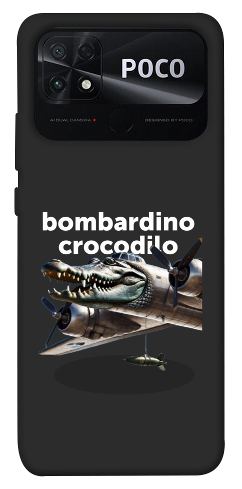 Чохол Bombardino Crocodilo volante для Xiaomi Poco C40