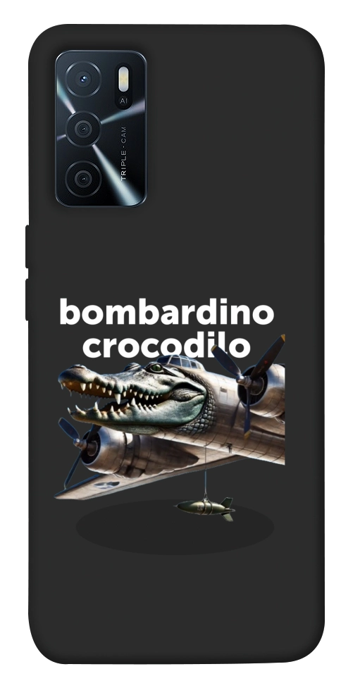 Чехол Bombardino Crocodilo volante для Oppo A16