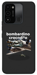 Чохол Bombardino Crocodilo volante для TECNO Spark 8C