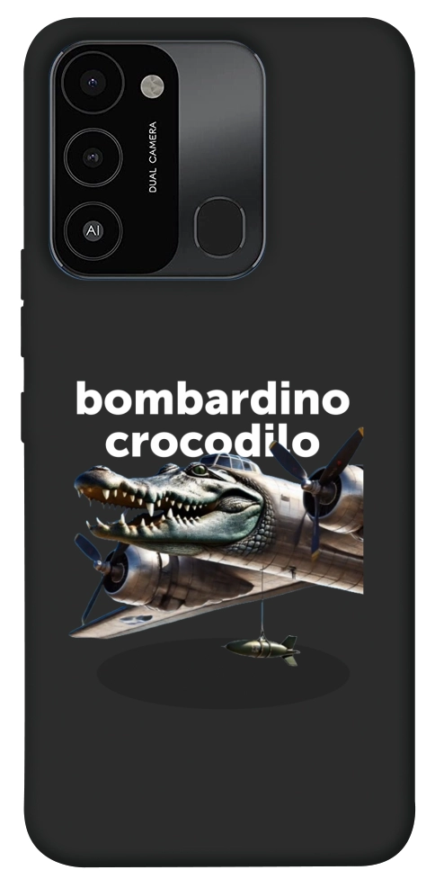 Чехол Bombardino Crocodilo volante для TECNO Spark Go 2022 (KG5m)