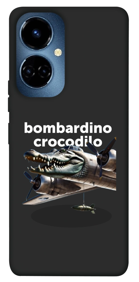 Чехол Bombardino Crocodilo volante для TECNO Camon 19 (CI6n)