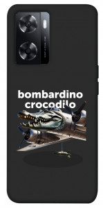 Чехол Bombardino Crocodilo volante для Oppo A57s