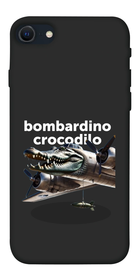 Чехол Bombardino Crocodilo volante для iPhone SE (2022)