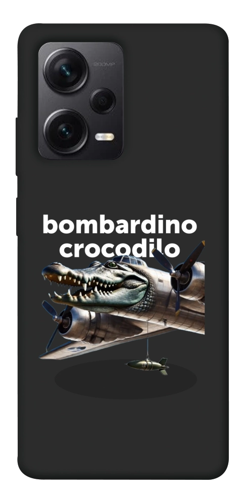 Чехол Bombardino Crocodilo volante для Xiaomi Redmi Note 12 Pro 5G