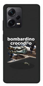 Чехол Bombardino Crocodilo volante для Xiaomi Redmi Note 12 Pro 5G
