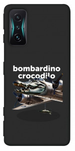 Чехол Bombardino Crocodilo volante для Xiaomi Redmi K50 Gaming