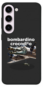 Чехол Bombardino Crocodilo volante для Galaxy S23+