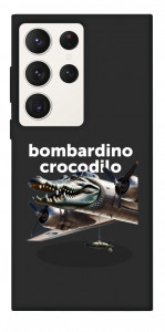Чехол Bombardino Crocodilo volante для Galaxy S23 Ultra