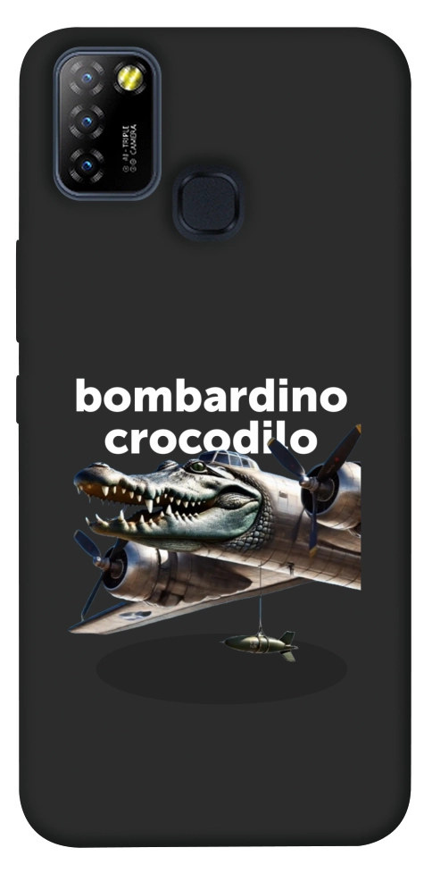 Чехол Bombardino Crocodilo volante для Infinix Hot 10 Lite