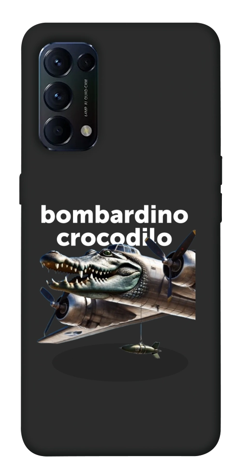 Чехол Bombardino Crocodilo volante для Oppo Reno 5 4G