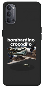 Чехол Bombardino Crocodilo volante для Oppo Reno 4