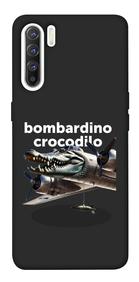 Чехол Bombardino Crocodilo volante для Oppo Reno 3