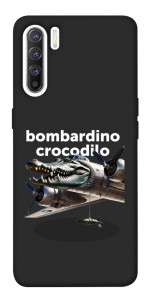 Чехол Bombardino Crocodilo volante для Oppo Reno 3