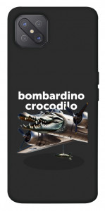 Чехол Bombardino Crocodilo volante для Oppo A92s