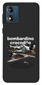 Чехол Bombardino Crocodilo volante для Motorola Moto E13