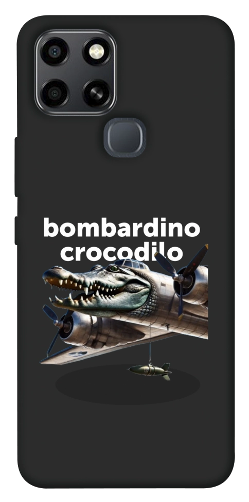 Чехол Bombardino Crocodilo volante для Infinix Smart 6