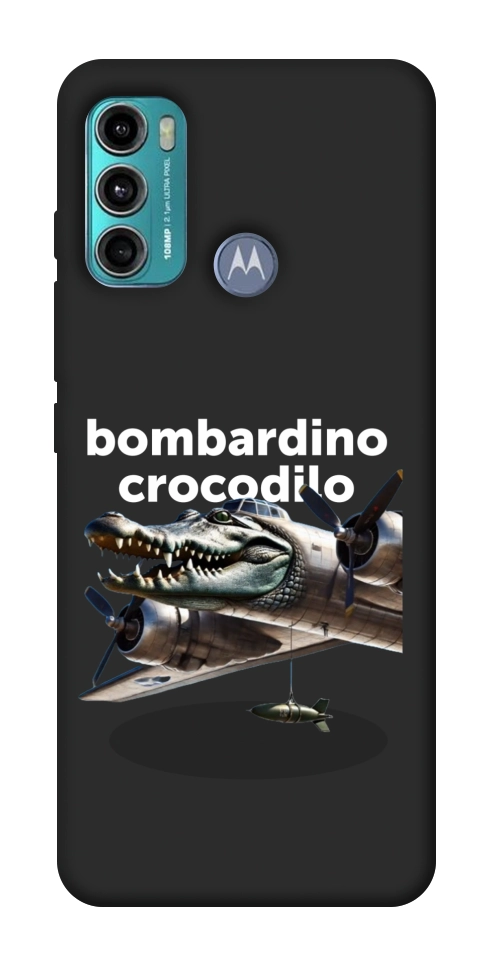 Чехол Bombardino Crocodilo volante для Motorola Moto G60