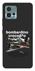 Чохол Bombardino Crocodilo volante для Motorola Moto G72