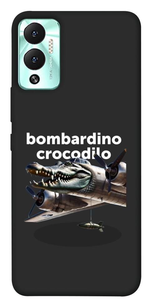 Чехол Bombardino Crocodilo volante для Infinix Hot 12 Play
