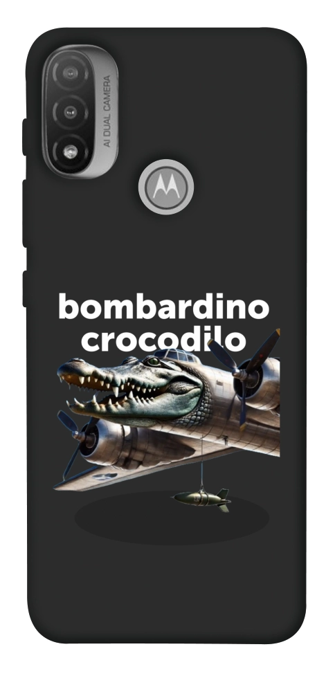 Чехол Bombardino Crocodilo volante для Мotorola Moto E20