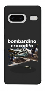 Чехол Bombardino Crocodilo volante для Google Pixel 7
