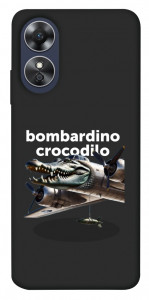 Чехол Bombardino Crocodilo volante для Oppo A17