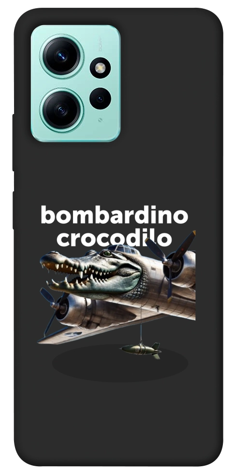 Чехол Bombardino Crocodilo volante для Xiaomi Redmi Note 12 4G