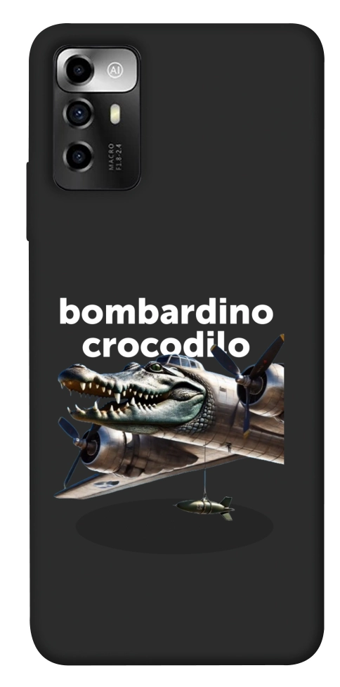 Чехол Bombardino Crocodilo volante для ZTE Blade V40 Vita