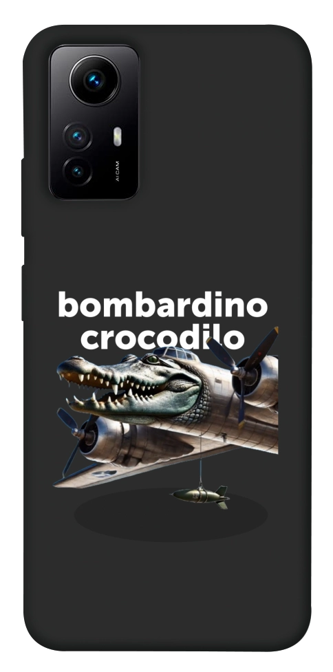 Чехол Bombardino Crocodilo volante для Xiaomi Redmi Note 12S