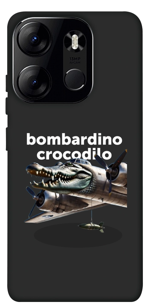 Чохол Bombardino Crocodilo volante для Tecno Spark Go 2023