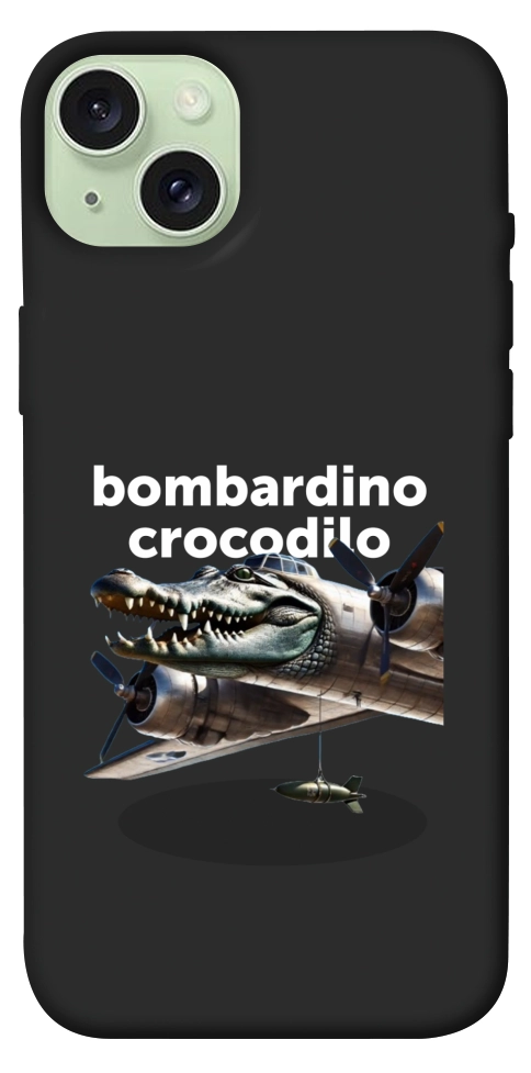 Чохол Bombardino Crocodilo volante для iPhone 15 Plus