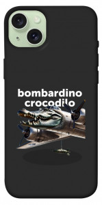 Чохол Bombardino Crocodilo volante для iPhone 15 Plus