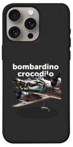 Чохол Bombardino Crocodilo volante для iPhone 15 Pro Max