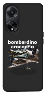 Чехол Bombardino Crocodilo volante для Oppo A98