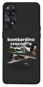Чехол Bombardino Crocodilo volante для Oppo Reno 8 T 4G