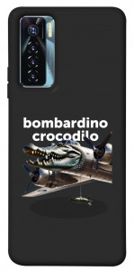 Чехол Bombardino Crocodilo volante для TECNO Camon 17 Pro